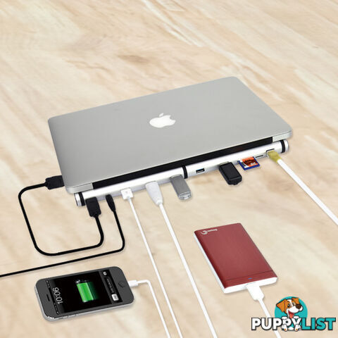 MSDOCK-S MACBOOK AND NOTEBOOK DOCK USB HUB CHARGER MICRO SD LAN