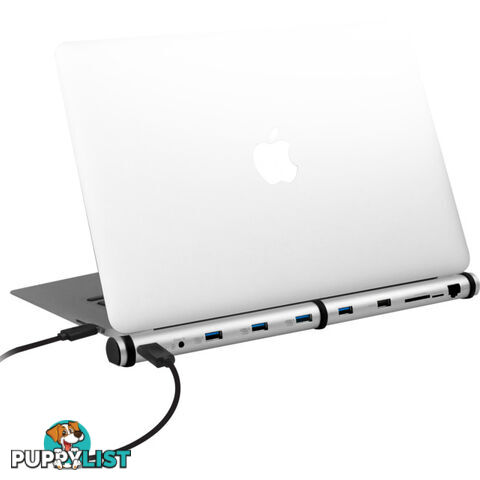 MSDOCK-S MACBOOK AND NOTEBOOK DOCK USB HUB CHARGER MICRO SD LAN