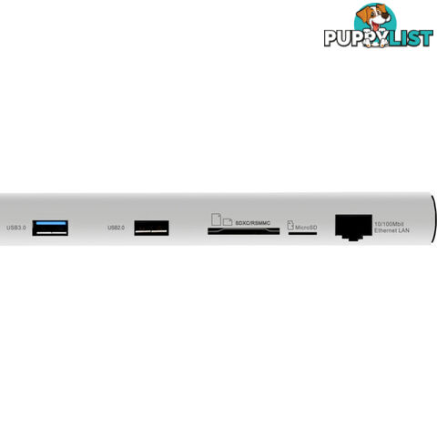 MSDOCK-S MACBOOK AND NOTEBOOK DOCK USB HUB CHARGER MICRO SD LAN