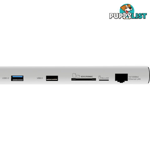 MSDOCK-S MACBOOK AND NOTEBOOK DOCK USB HUB CHARGER MICRO SD LAN