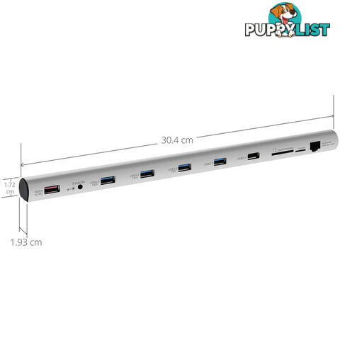 MSDOCK-S MACBOOK AND NOTEBOOK DOCK USB HUB CHARGER MICRO SD LAN