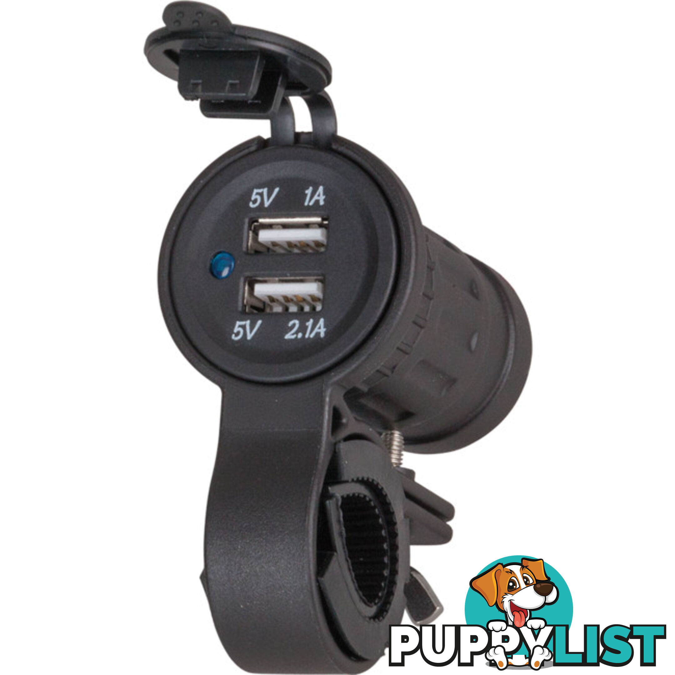 PS2128 MOTORCYCLE DUAL USB CHARGER