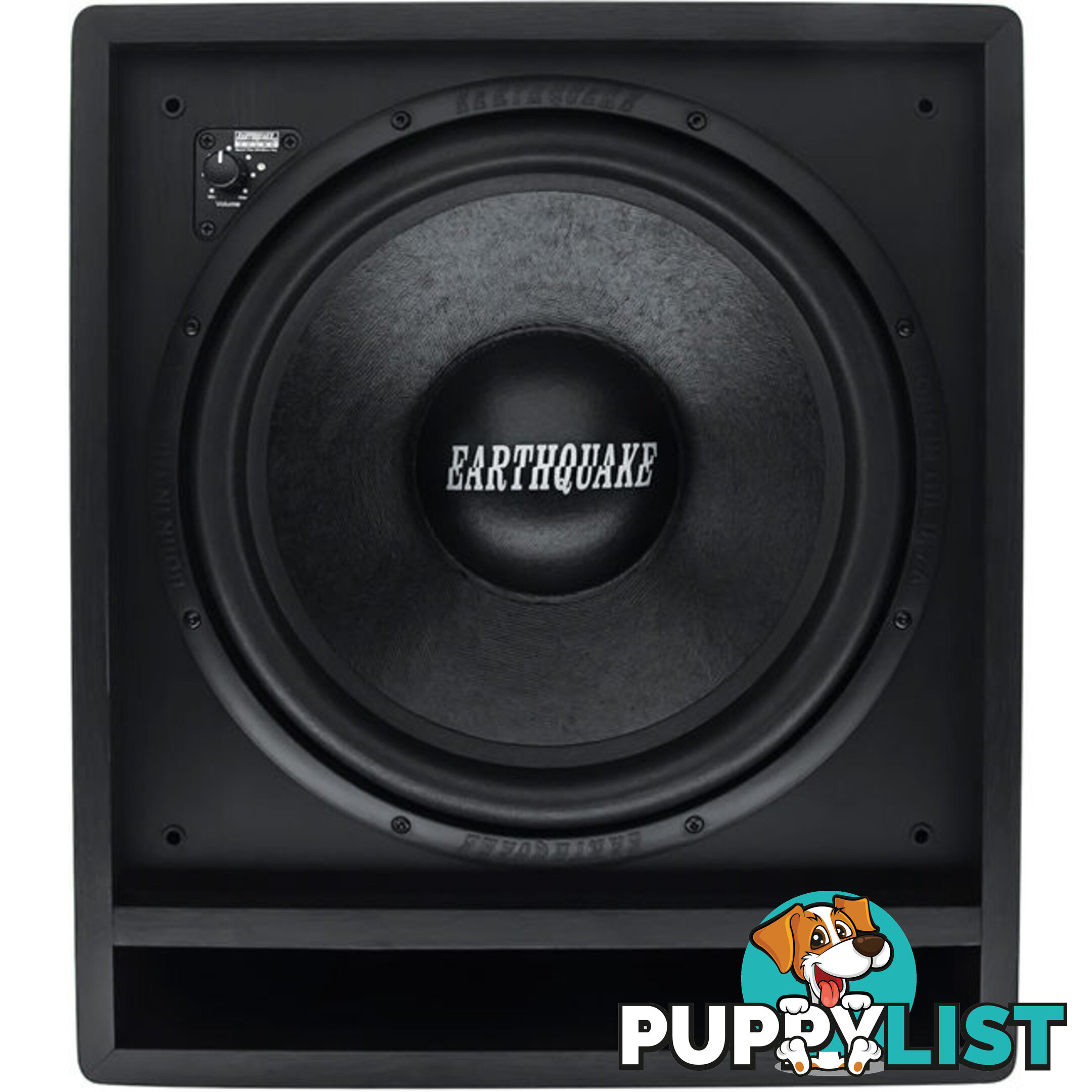 FF12 12" FRONT FIRING SUBWOOFER BLACK EARTHQUAKE