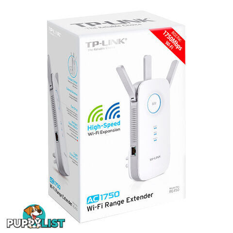 RE450 AC1750 WIFI RANGE EXTENDER DUAL BAND