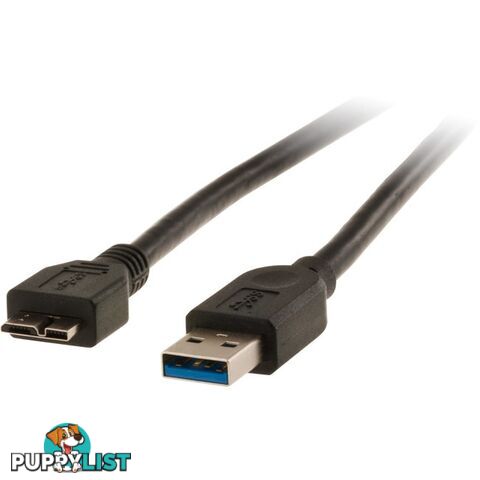 LC7266 USB3.0 MICRO USB-B LEAD - 1M USB-A PLUG TO MICRO USB-B PLUG