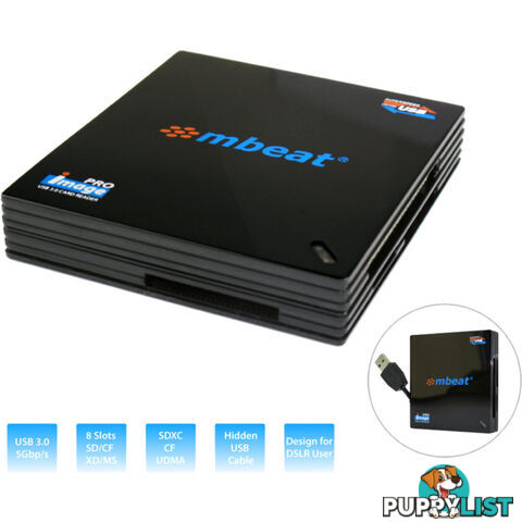 USBMCR168 USB3.0 MULTI CARD READER SUPER SPEED-MBEAT