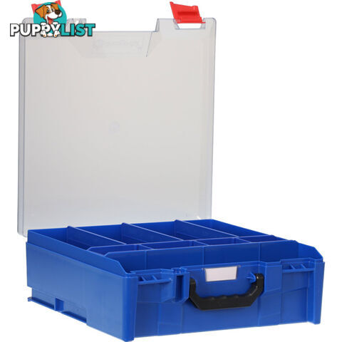 STLC-BL ABS LARGE CASE WITH CLEAR LID BLUE