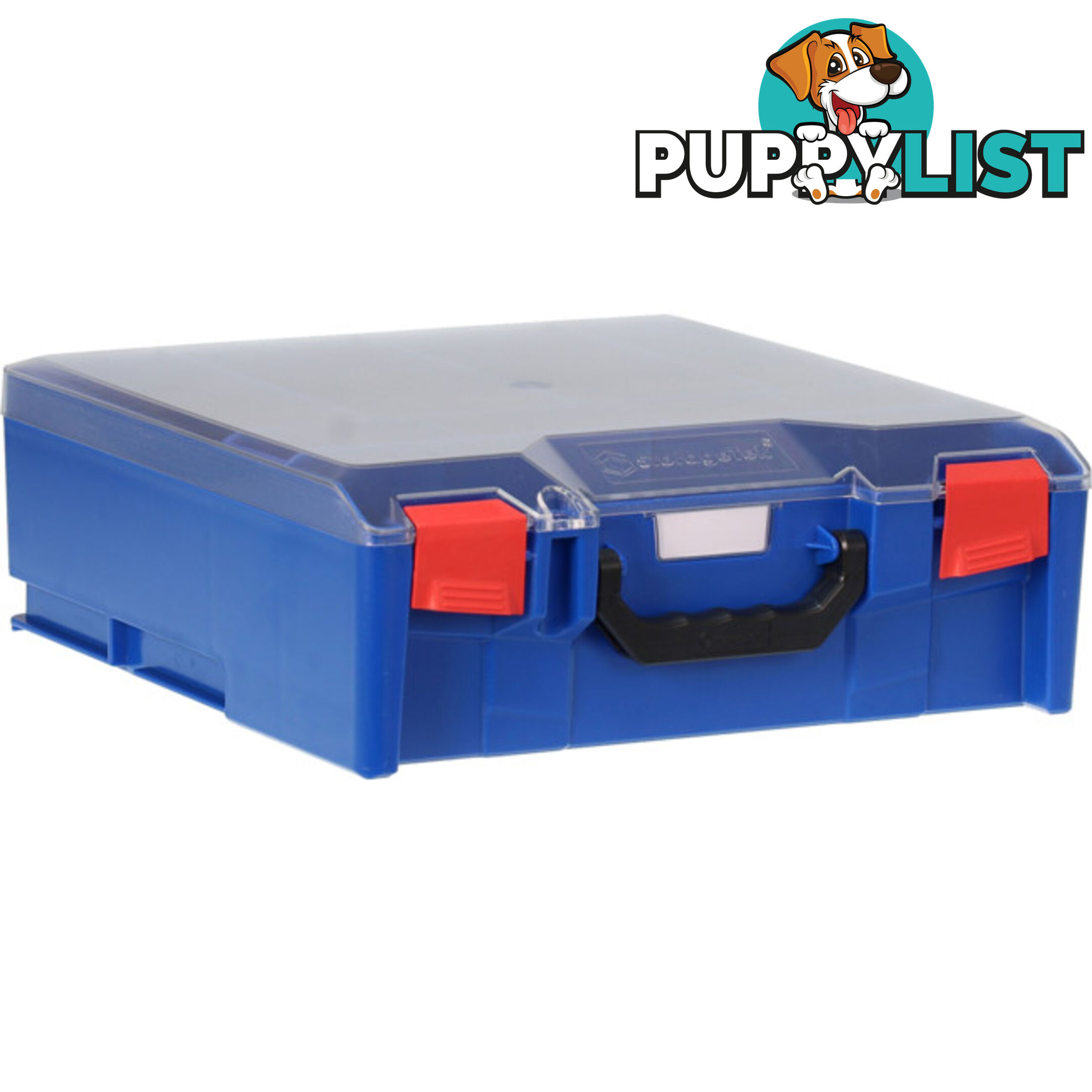 STLC-BL ABS LARGE CASE WITH CLEAR LID BLUE