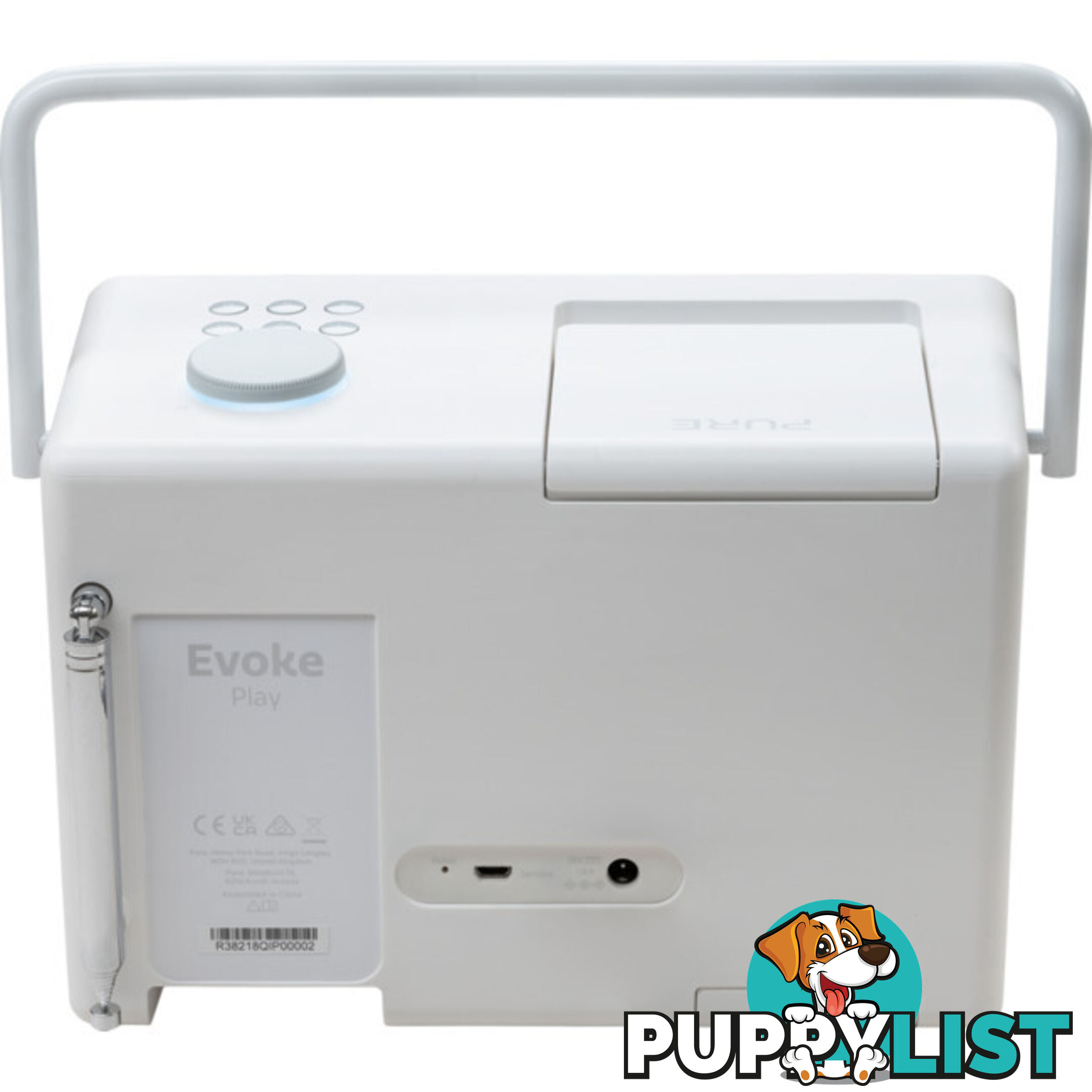 EVOKEPLAYCW DAB+ INTERNET RADIO WITH BLUETOOTH COTTON WHITE