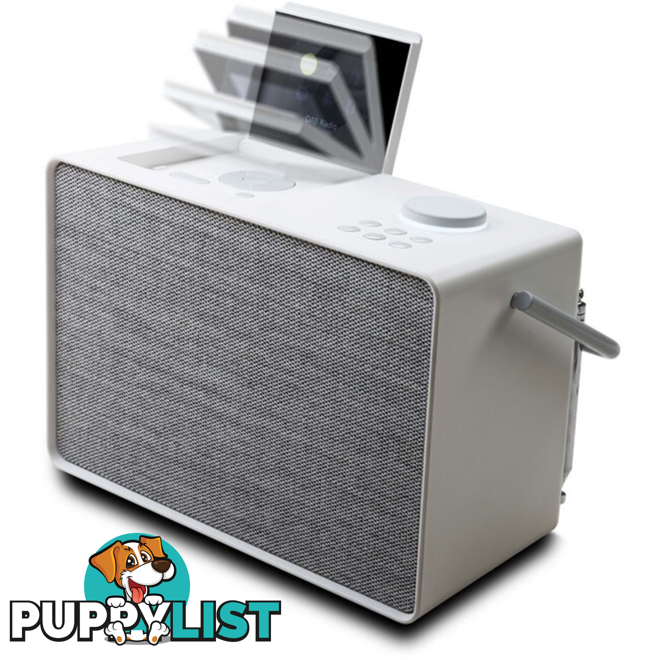 EVOKEPLAYCW DAB+ INTERNET RADIO WITH BLUETOOTH COTTON WHITE