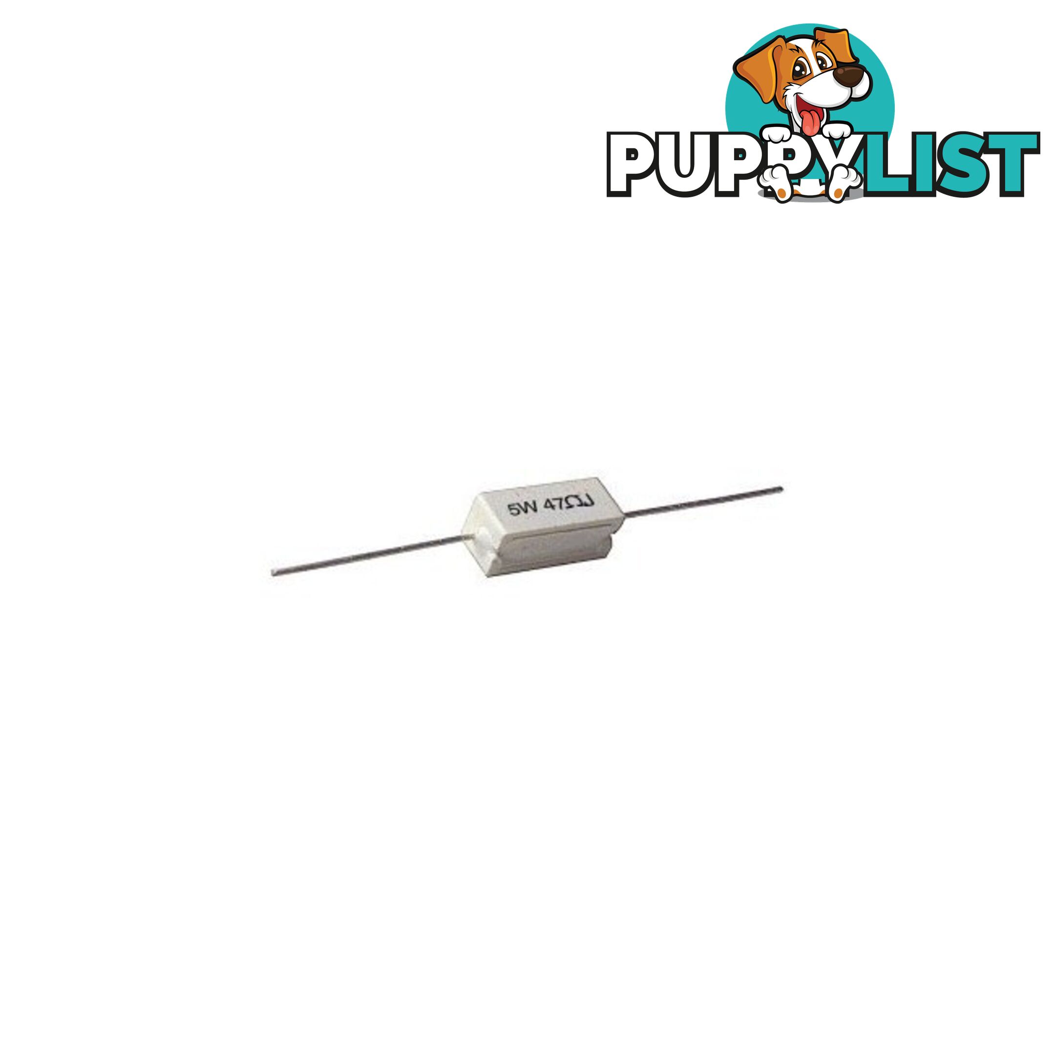 PW5-5R6 5R6 OHM WIREWOUND RESISTOR PW5 5.6 OHM 5 WATT