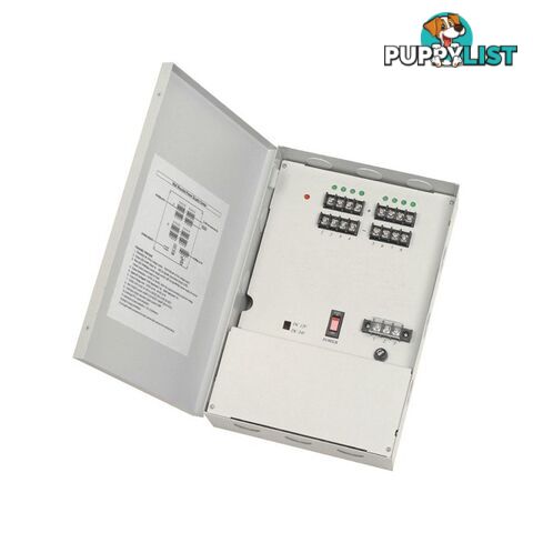 PW408U 4A 8 PORT DC12V REGULATED PS WALL MOUNTING BUILT IN 3A BATT