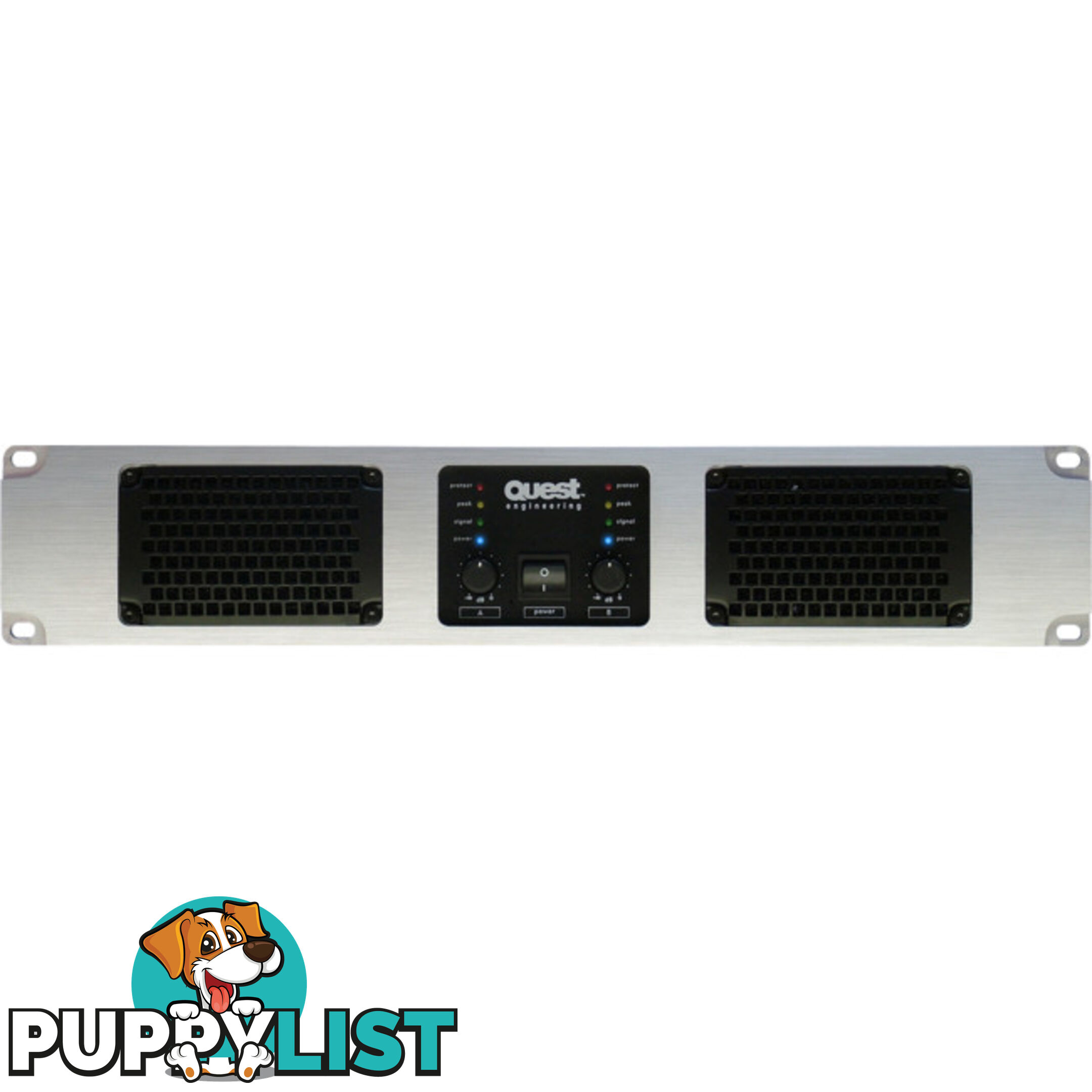 QA2004 875 WATT PER CHANNEL STEREO POWER AMP QUEST