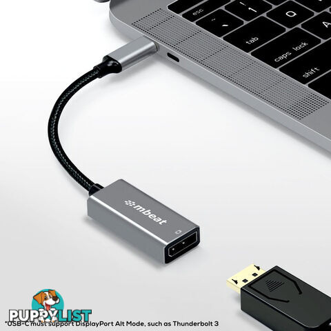 LC7984 USB-C TO DISPLAY PORT ADAPTER 4K TOUGHLINK