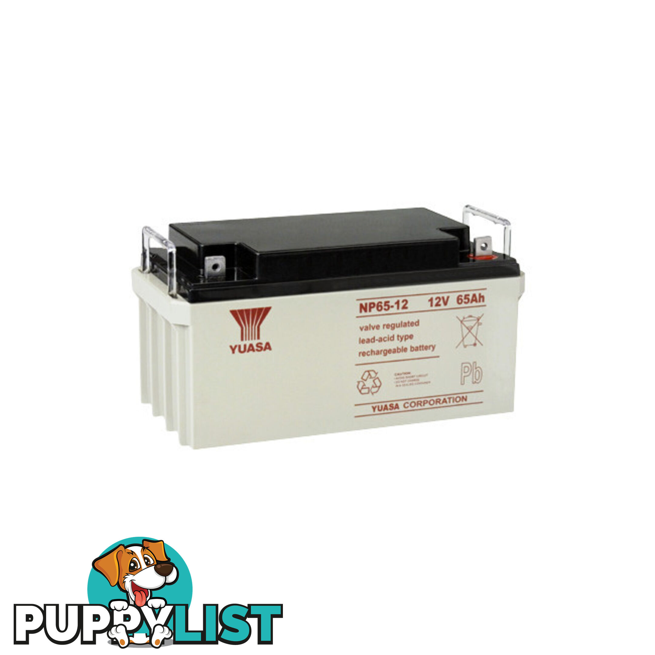 NP65-12 12V 65AMP YUASA SLA BATTERY SEALED LEAD ACID - NP SERIES