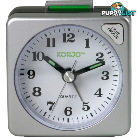 AAC73 ANALOGUE TRAVEL ALARM CLOCK SNOOZE BUTTON AND NIGHT LIGHT