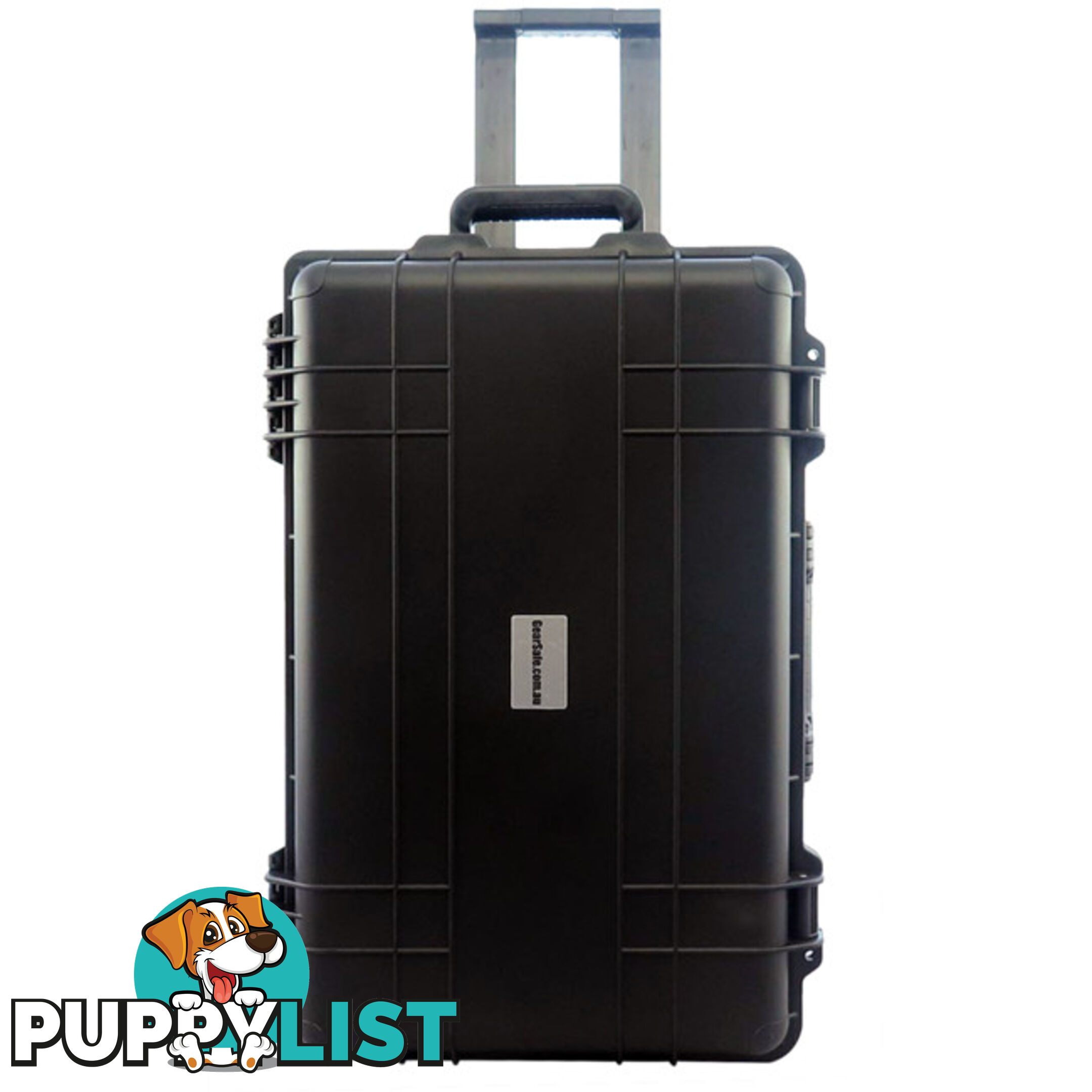 GS028 625X 420X 340 PROTECTIVE BLACK TROLLY CASE WITH FOAM GEARSAFE