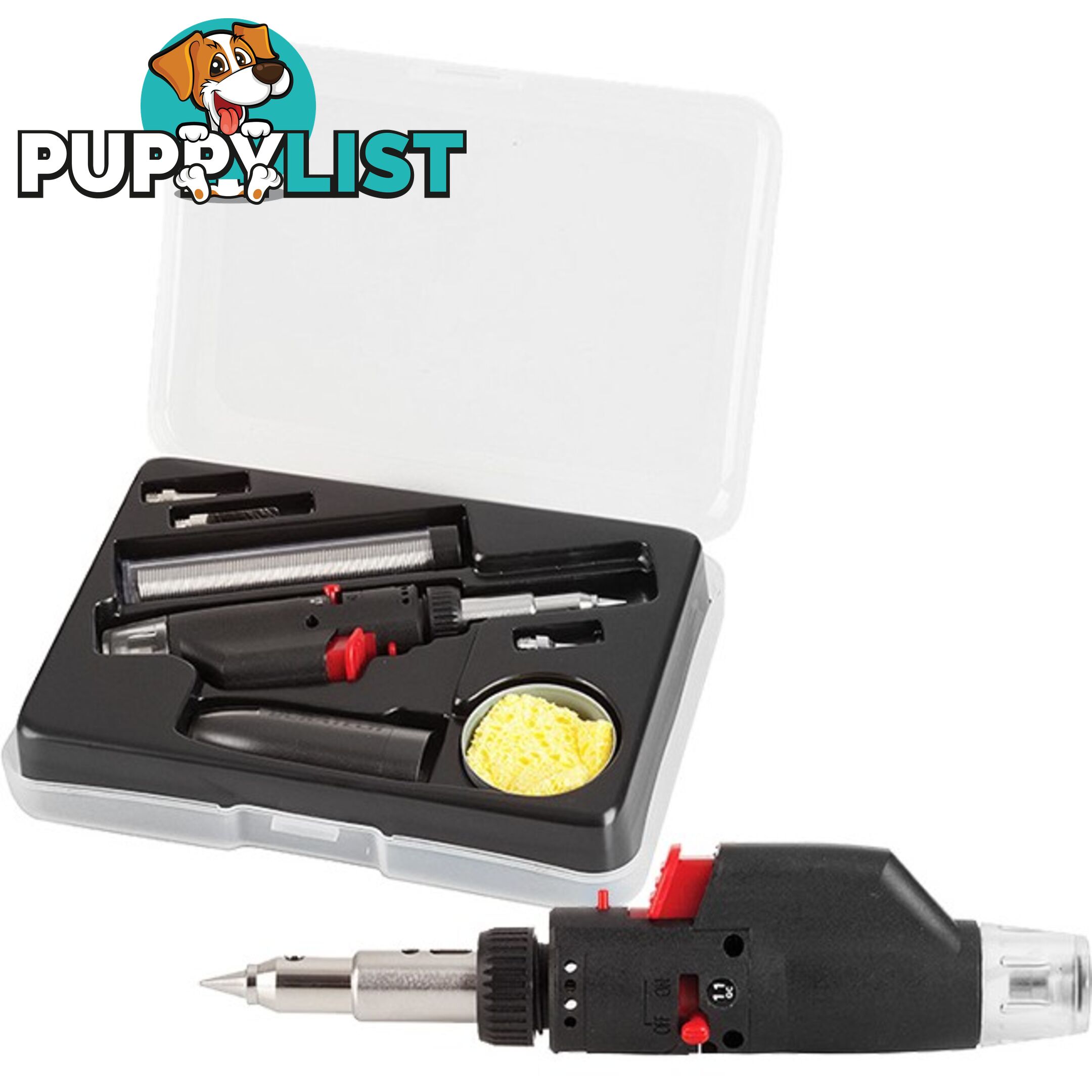 TH1606 MINI GAS SOLDERING TOOL KIT WITH HEAT BLOWER