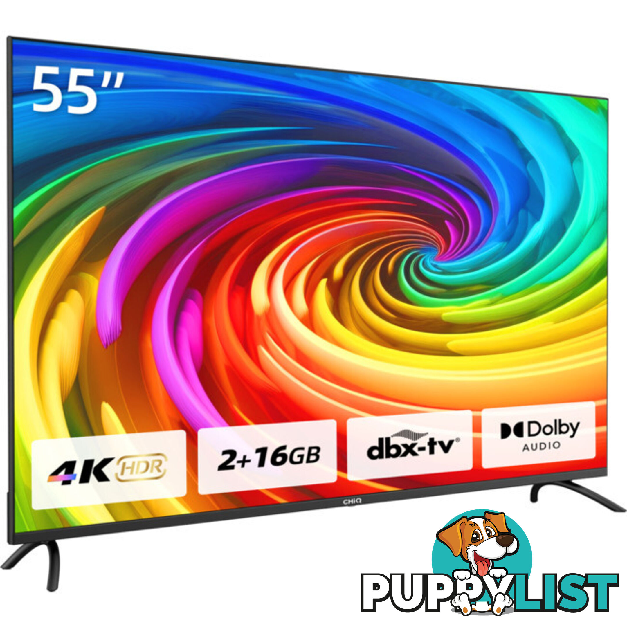 U55G7PG 55" LED 4K UHD GOOGLE TV FRAMELESS