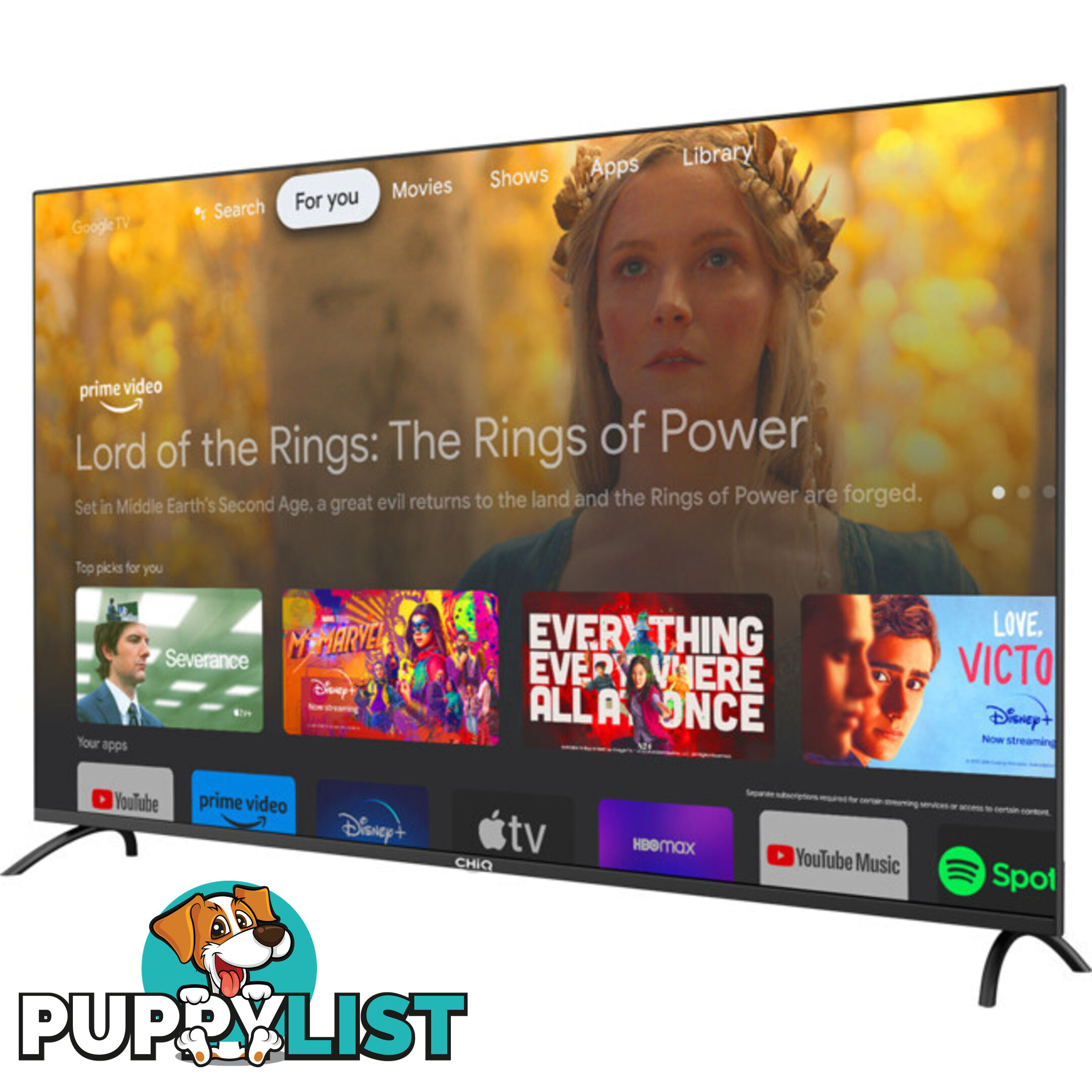 U55G7PG 55" LED 4K UHD GOOGLE TV FRAMELESS