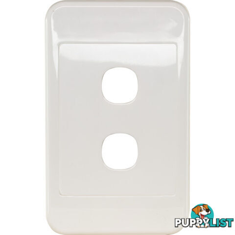 PK4592 2 GANG WALL PLATE WHITE CLIPSAL 2000 SERIES