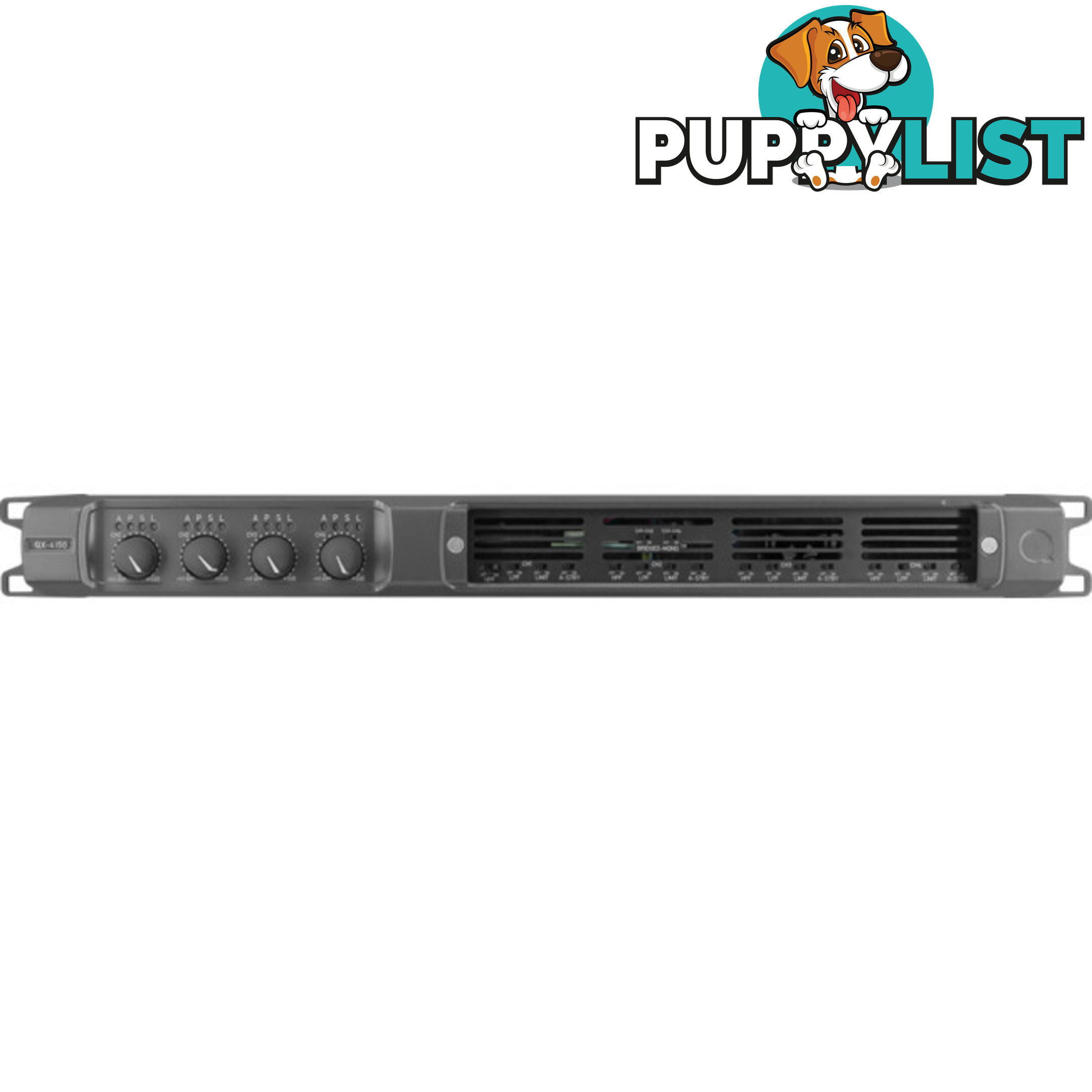 QX4150 4X 150W CLASS D POWER AMPLIFIER 4O-16O, 2 CH 300W 70V-100V, ANALOGUE INPUT