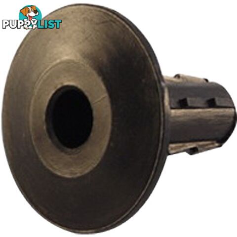 8FTBB 8MM RG6 FEED THRU BUSHING BLACK