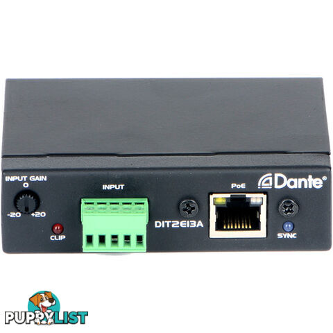 DIT2E13A ANALOGUE TO DANTE CONVERTER