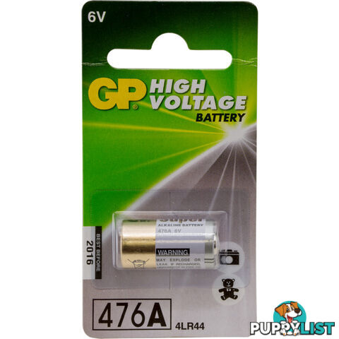 476A 6V ALKALINE BATTERY GP 4LR44