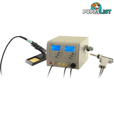 ZD917 SOLDERING/ DESOLDERING STATION 2-IN-1 / DUAL LCD DISPLAY