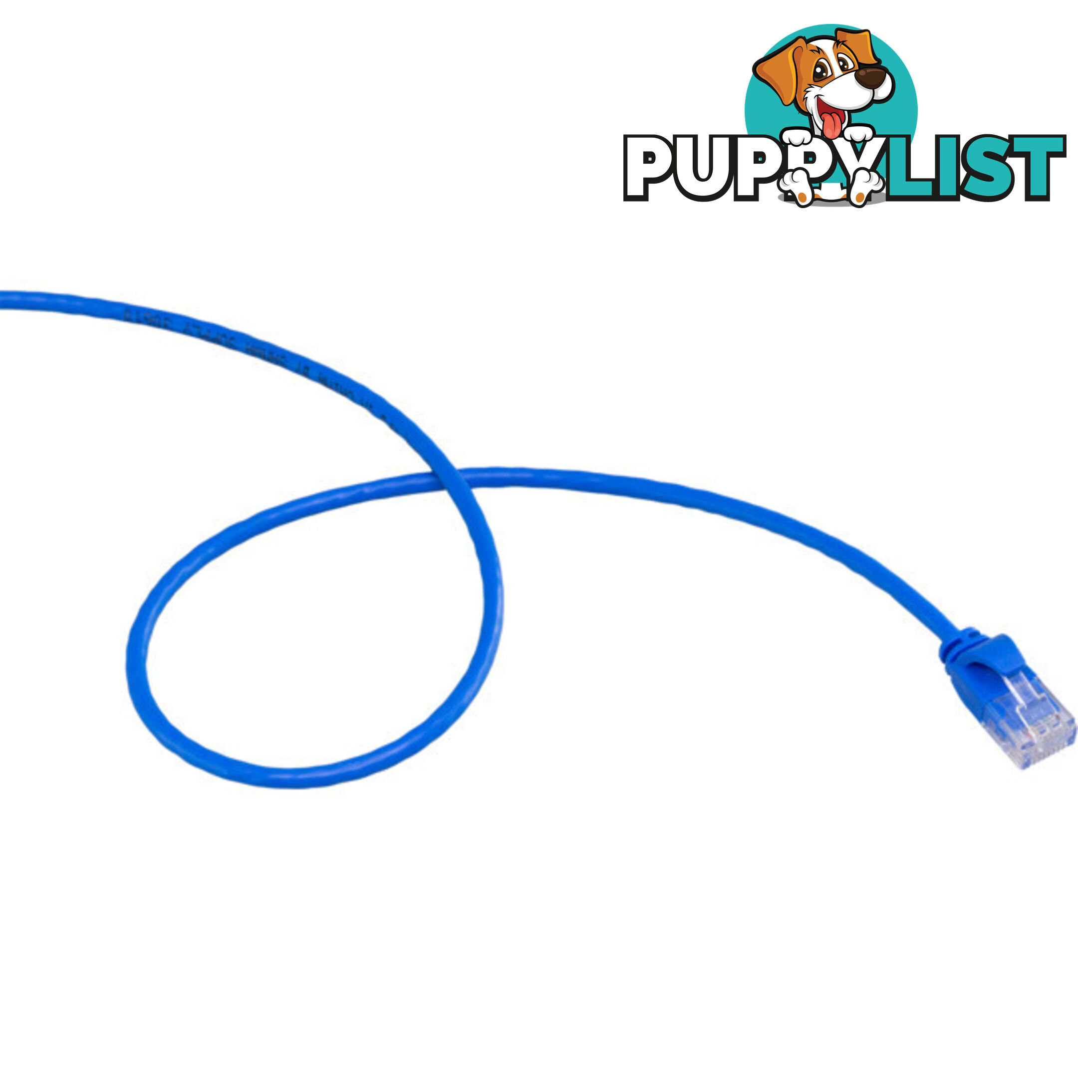 LC6SL0025BL 0.25M SLIM CAT6 PATCH LEAD BLUE ULTRA THIN