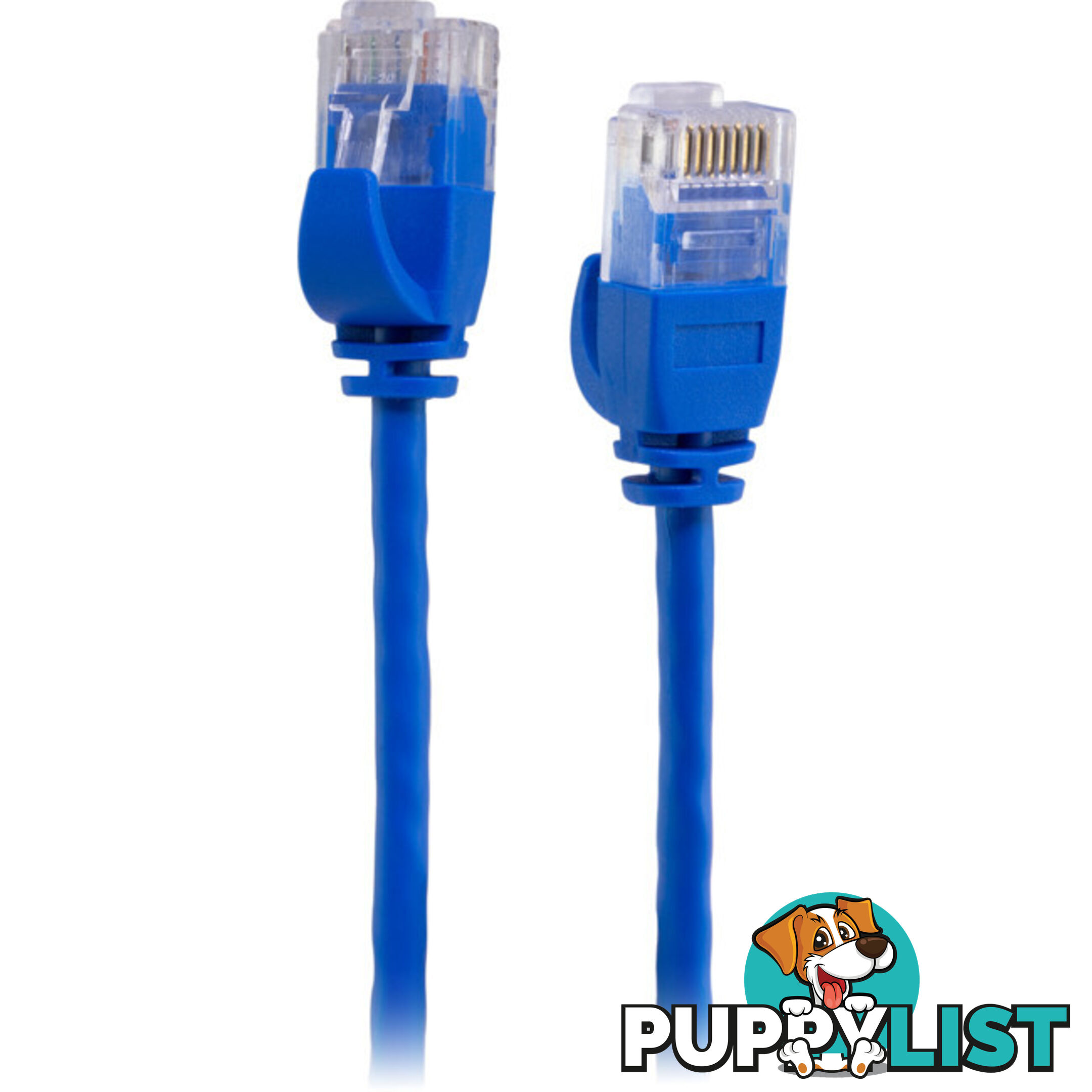 LC6SL0025BL 0.25M SLIM CAT6 PATCH LEAD BLUE ULTRA THIN