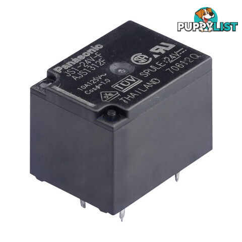 JS1-24V-F 24VDC 10A SPDT MINIATURE RELAY