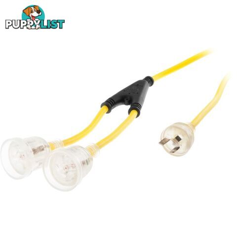 UR2402Y Y' EXTENSION LEAD - 2M Y' 240V SOCKETS ULTRACHARGE