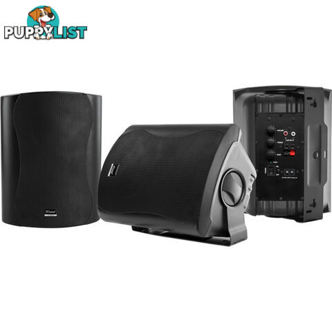 CLASS6AB 6.5" ACTIVE BOX SPEAKERS BLACK WINTAL 60W RMS 130W MAX