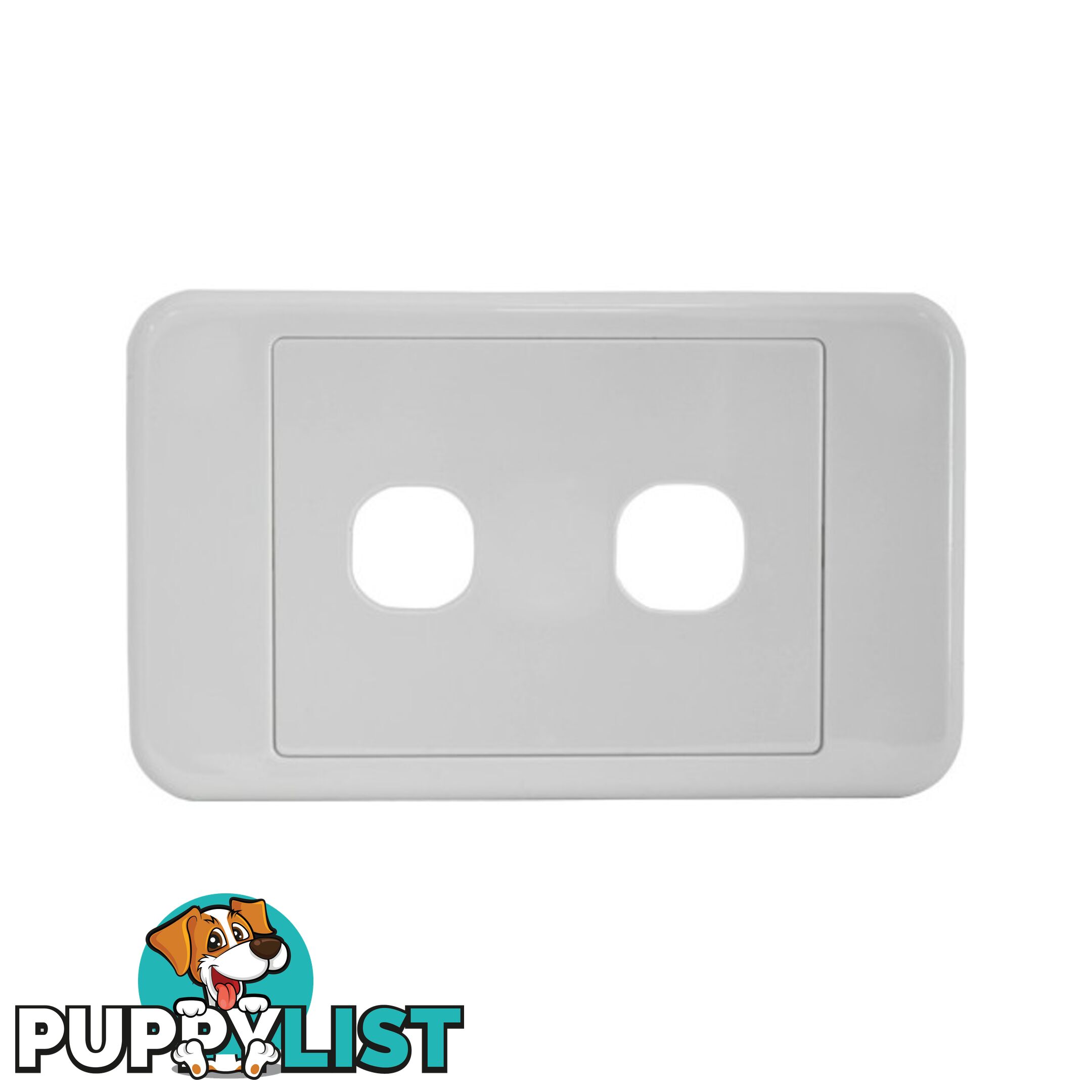 PK4582 2 GANG WALL PLATE SUITS CLIPSAL 2000