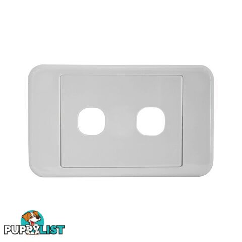 PK4582 2 GANG WALL PLATE SUITS CLIPSAL 2000