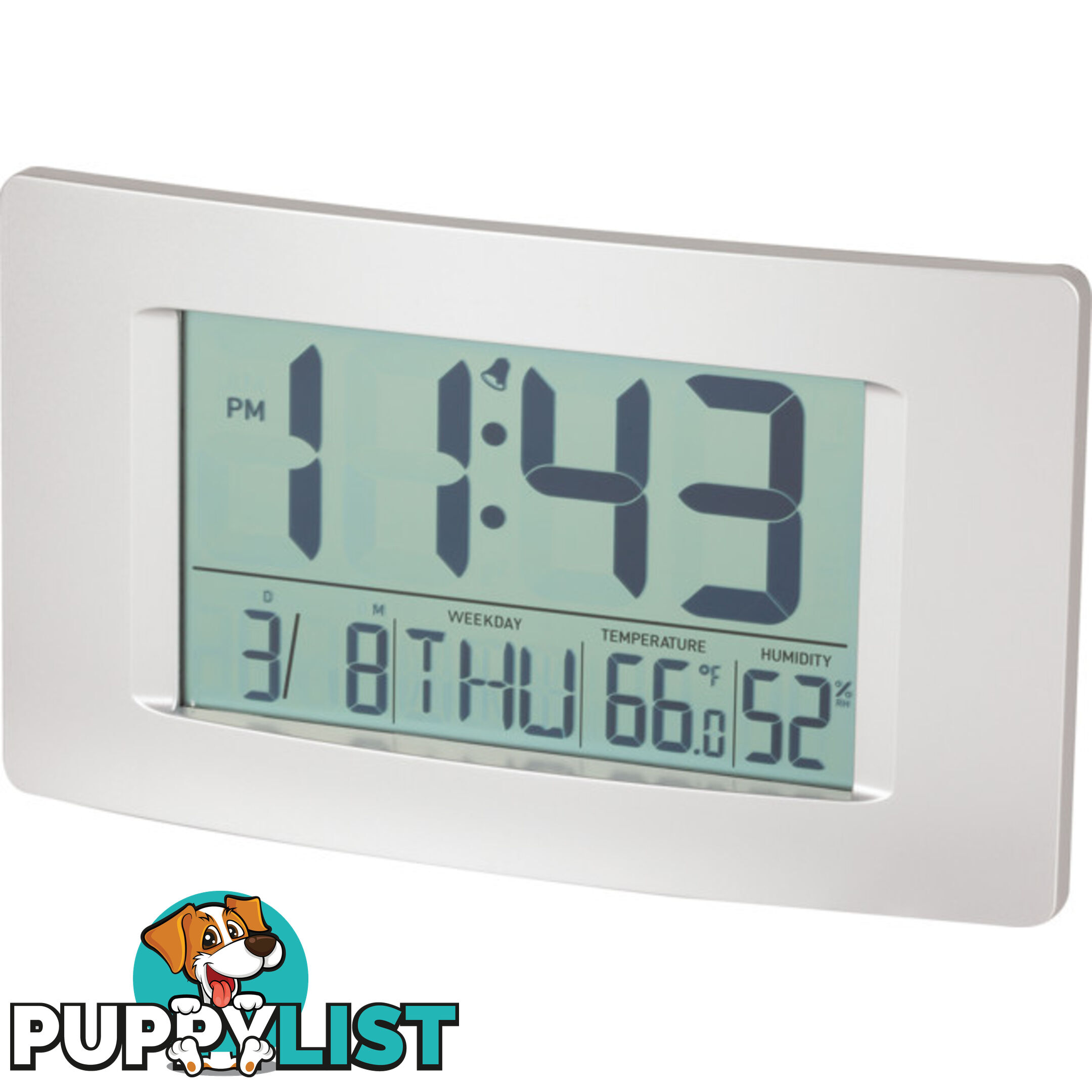 XC0225 LCD CLOCK WITH TEMPERATURE CALENDAR