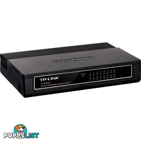 TLSF1016D 16 PORT ETHERNET SWITCH / HUB DESKTOP 10/100M TP-LINK