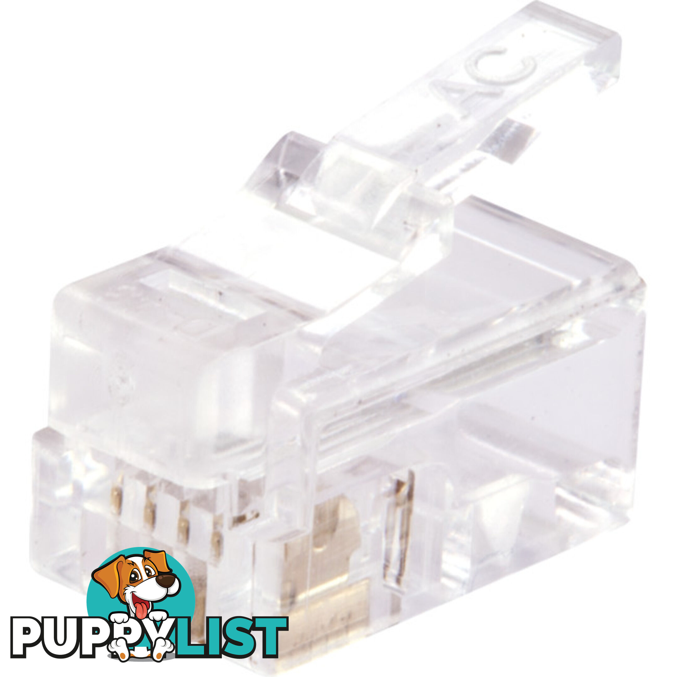 PK3980 RJ11 4P4C MODULAR PLUG