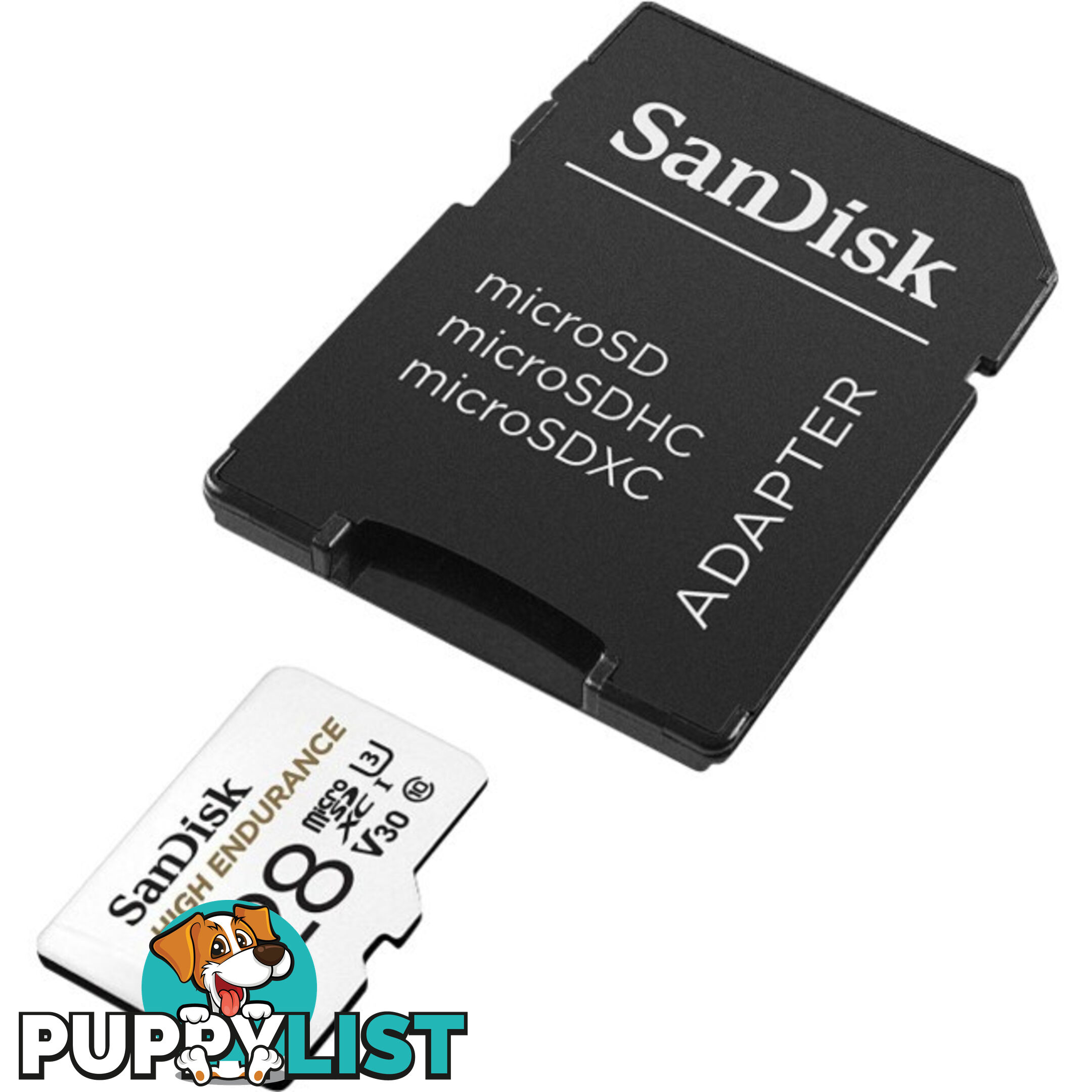 MSD128HE 128G MICRO SD CARD HIGH ENDURANCE 100MB SD ADAPTER