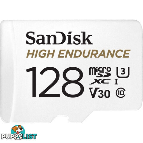 MSD128HE 128G MICRO SD CARD HIGH ENDURANCE 100MB SD ADAPTER