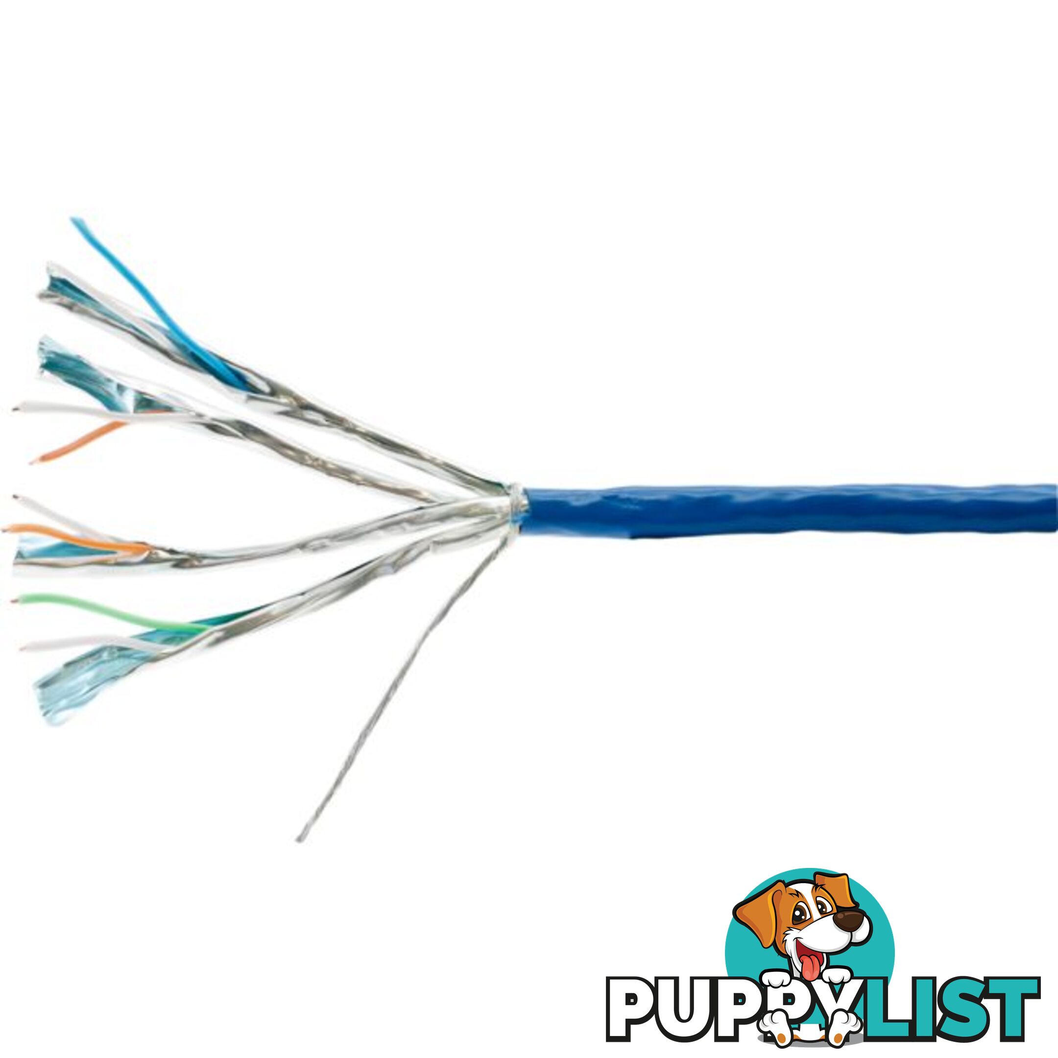 SSTPCAT6BL-305M SSTP CAT6 SOLID CABLE BLUE305M SHIELDED PER ROLL REEL