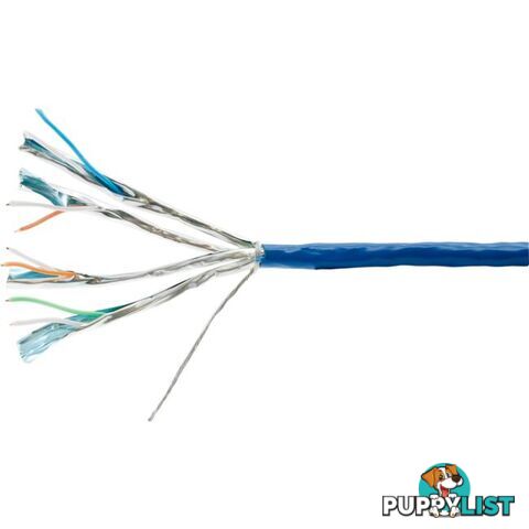 SSTPCAT6BL-305M SSTP CAT6 SOLID CABLE BLUE305M SHIELDED PER ROLL REEL