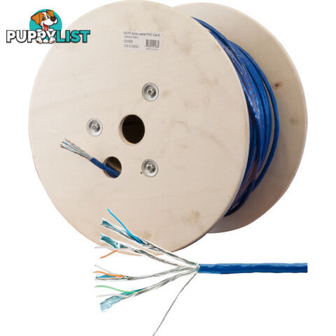 SSTPCAT6BL-305M SSTP CAT6 SOLID CABLE BLUE305M SHIELDED PER ROLL REEL