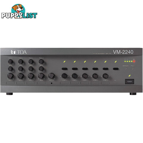 VM2240 240W MANAGEMENT AMPLIFIER TOA