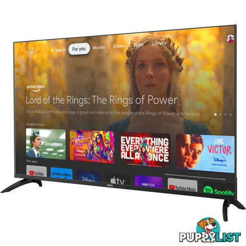 U43G7PG 43" 4K UHD GOOGLE TV FRAMELESS