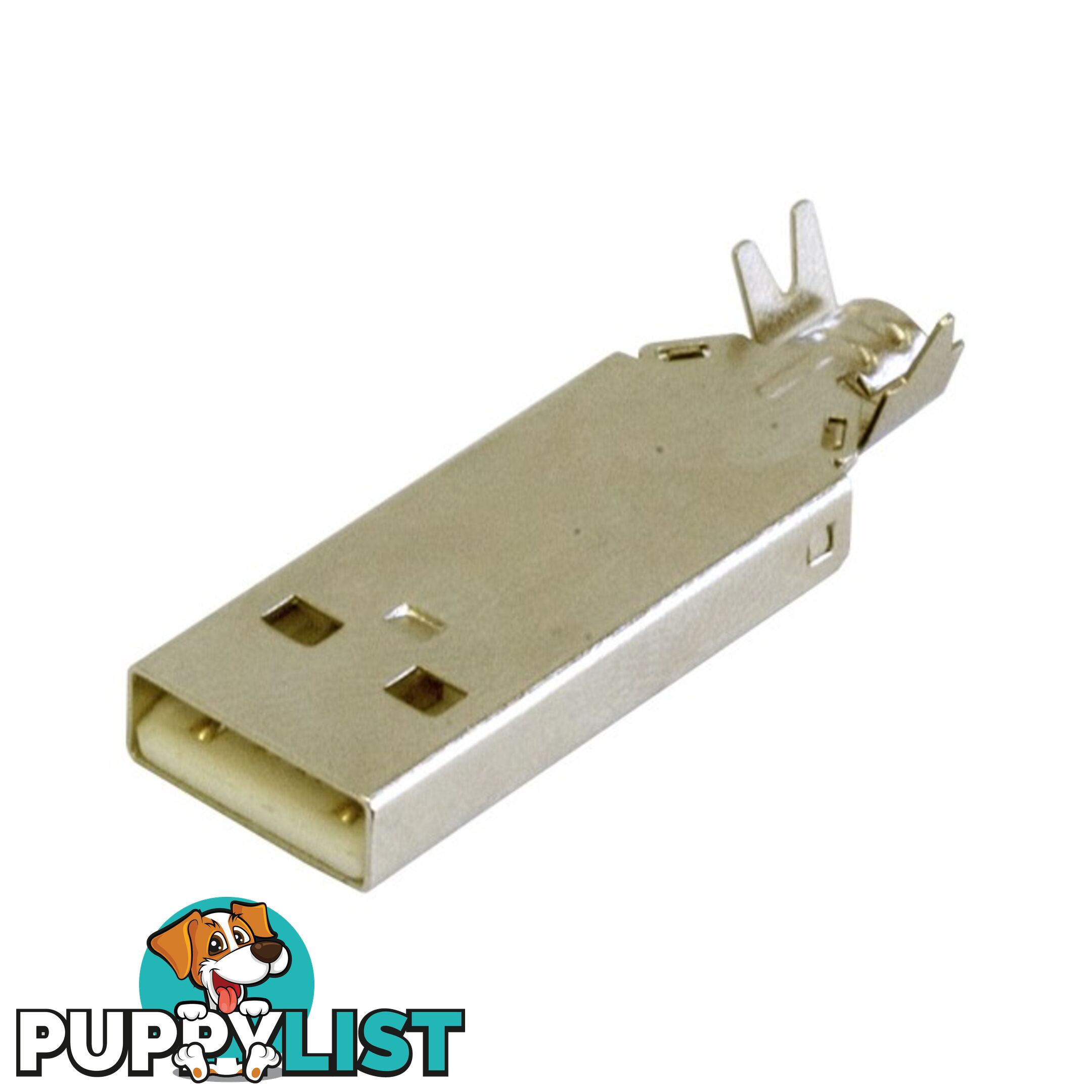 PF0010 USB-A SOLDER TYPE LINE PLUG PP0790