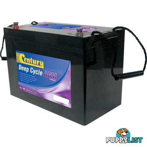 C12-120DA 12V 120AH ABSORBED GLASS MAT AGM DEEP CYCLE BATTERY CENTURY