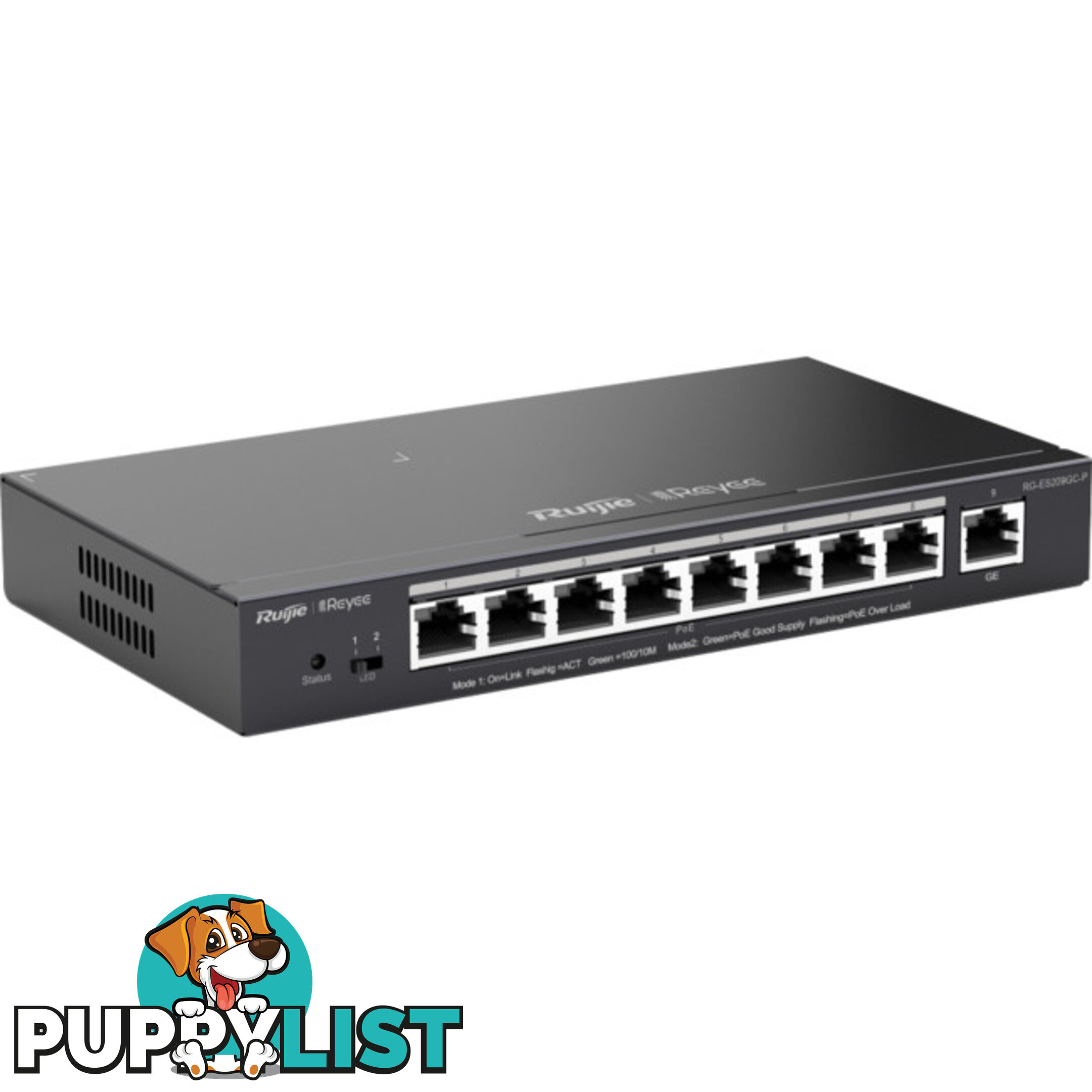 ES209GC-P 9-PORT GIGABIT SMART CLOUD MANAGED POE SWITCH